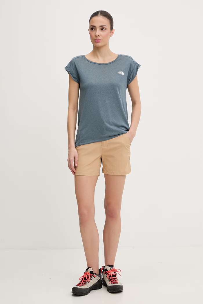 The North Face tricou pentru femei NF0A8BS2L9L1 gri SS26