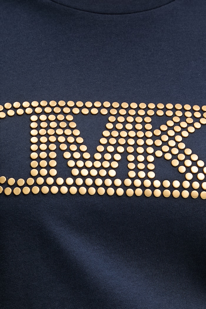 MICHAEL Michael Kors tricou pentru femei, din bumbac MS651SC97J bleumarin