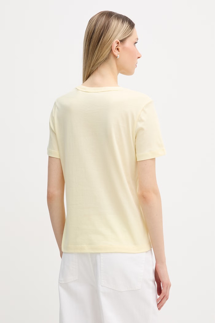 Ruházat Gant női pamut T-shirt 4201487 sárga