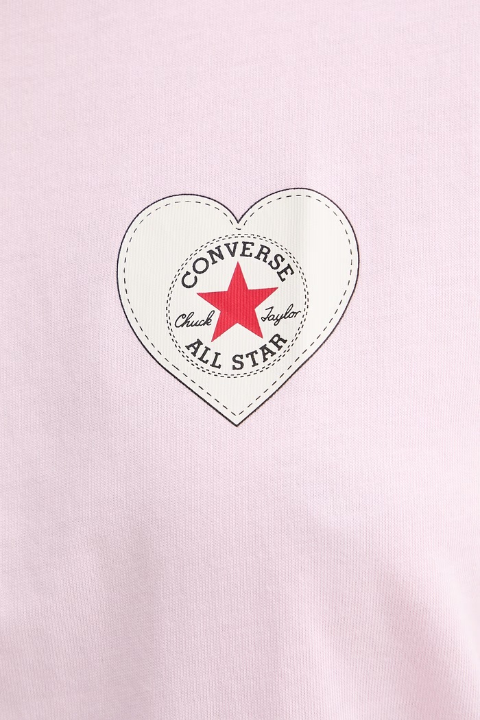 Converse tričko dámske bavlnené x CHUCKS IN LOVE CVW6T130 ružová