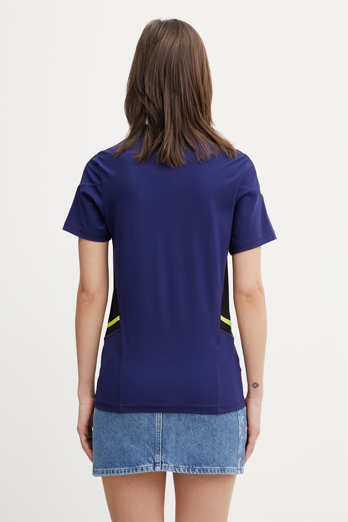 Clothing Martine Rose Lace up Football t-shirt women's 168JT19504 blue