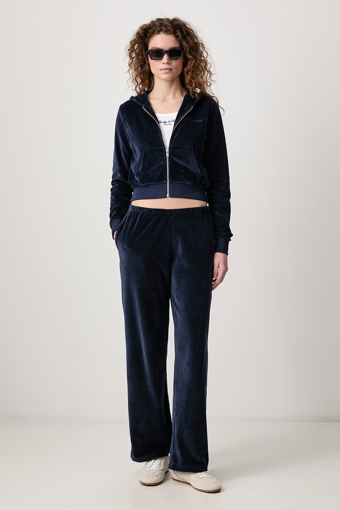 Sporty & Rich Signature NY crop top bawełniany damski TO10873329WH01 biały SS26