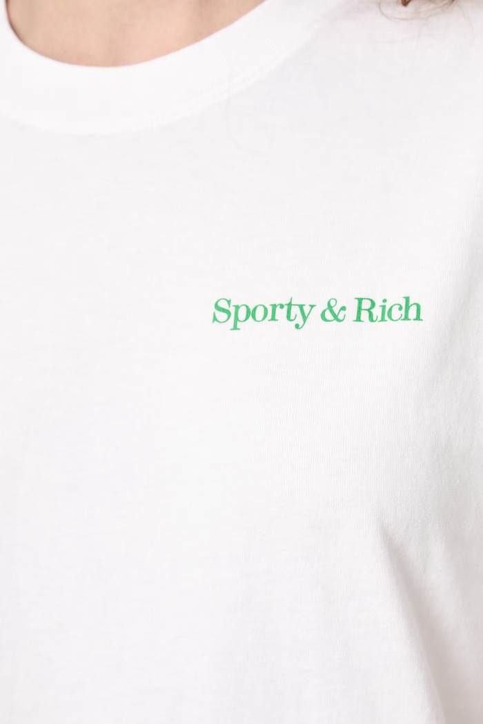 Sporty & Rich Fitness 94 T-shirt bawełniany damski TO11973086WH01