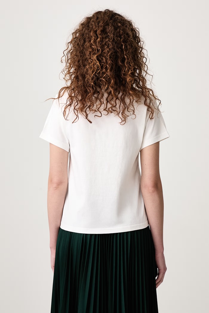 Odzież Sporty & Rich Jadore T-shirt bawełniany damski TO12273702WH01 beżowy