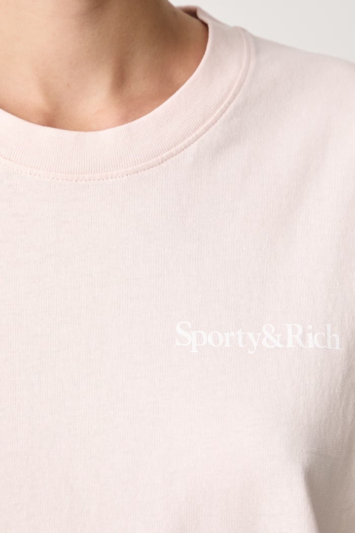 Sporty & Rich Health Is Wealth T-shirt bawełniany damski TO11974300P145