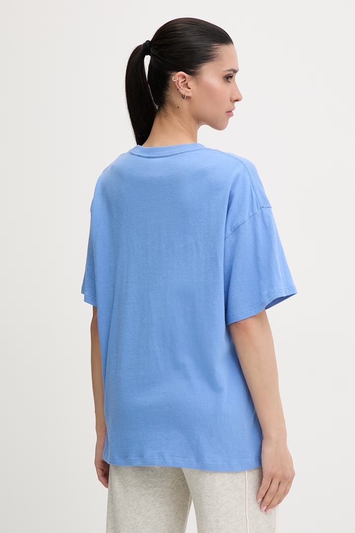 Îmbrăcăminte Rip Curl tricou pentru femei, din bumbac HOTEL MALIBU 0MSWTE albastru