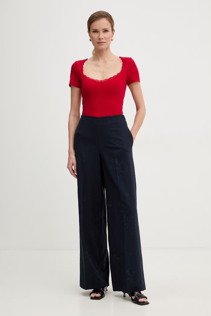 Morgan tricou pentru femei 261.DAMOUR rosu SS26