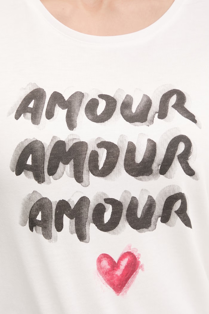 Morgan tricou pentru femei DOUR alb