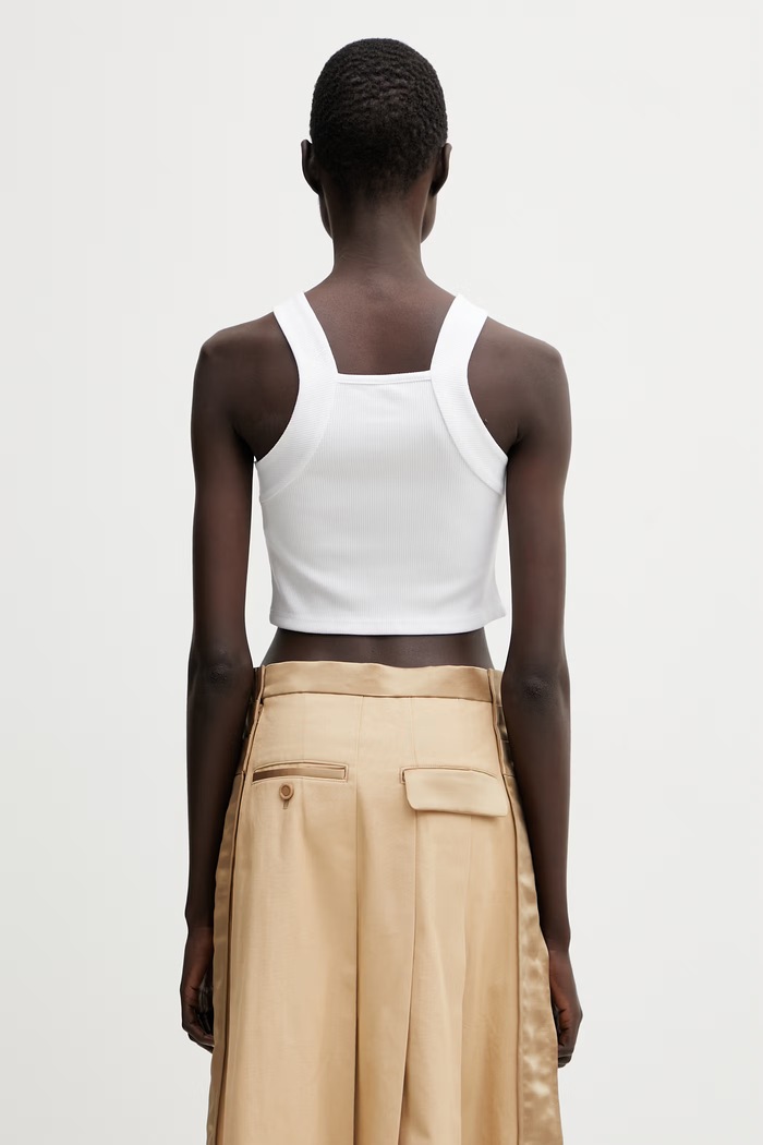 Clothing WRSTBHVR Anitra crop top Women's W1525SB.2950 white