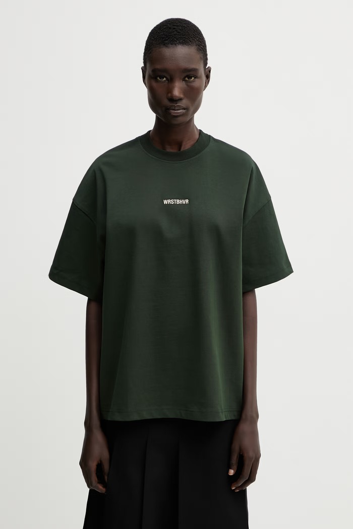 WRSTBHVR Garm V5 t-shirt βαμβακερό γυναικείο πράσινο U1026TT.3438