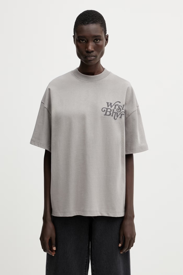 WRSTBHVR Reen V2 t-shirt cotton Women's gray U1026TT.3460