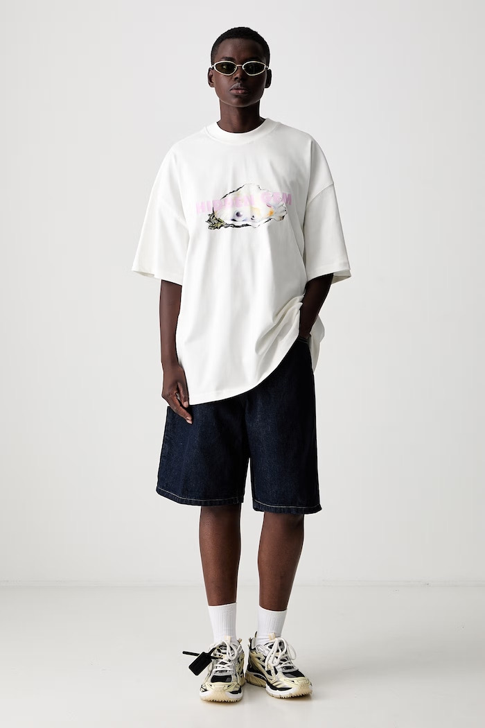 WRSTBHVR Frell tricou din bumbac pentru femei U1026TT.3452 bej SS26