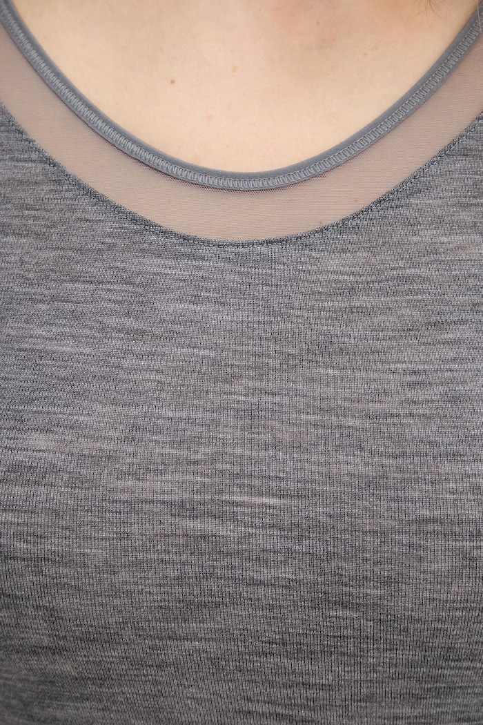 Chantelle T-shirt basic damski wełniany Juliana szary FN1583
