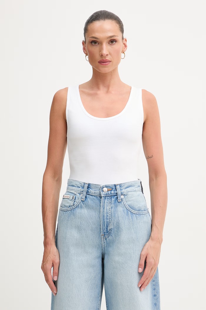 United Colors of Benetton top dámsky bavlnený biela 3GA8DH018