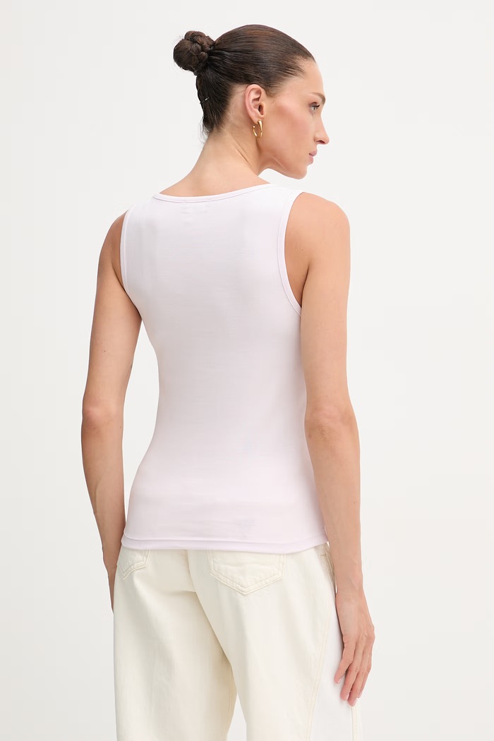 United Colors of Benetton top damskie bawełniane 3GA8DH018 różowy SS26