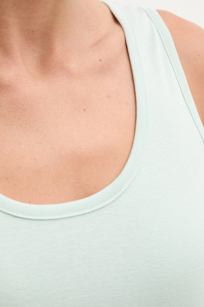 United Colors of Benetton top pentru femei, din bumbac verde 3GA8DH018