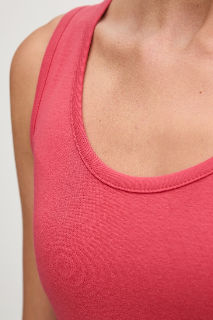 United Colors of Benetton top damski bawełniany czerwony 3GA8DH018