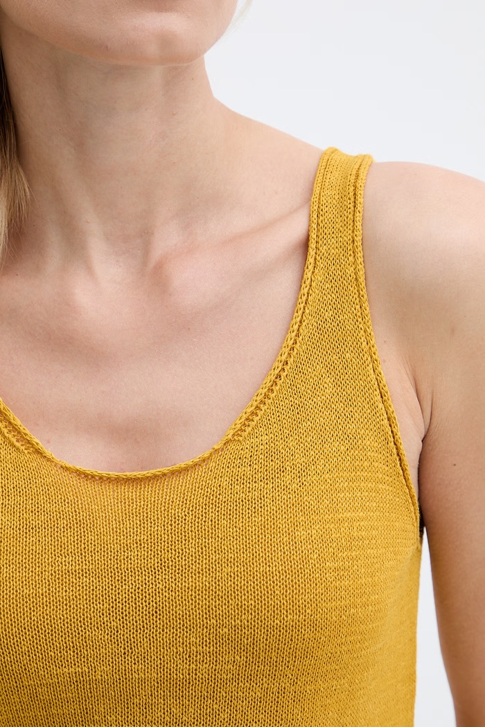 United Colors of Benetton top pentru femei cu in 1MMXDH01M galben