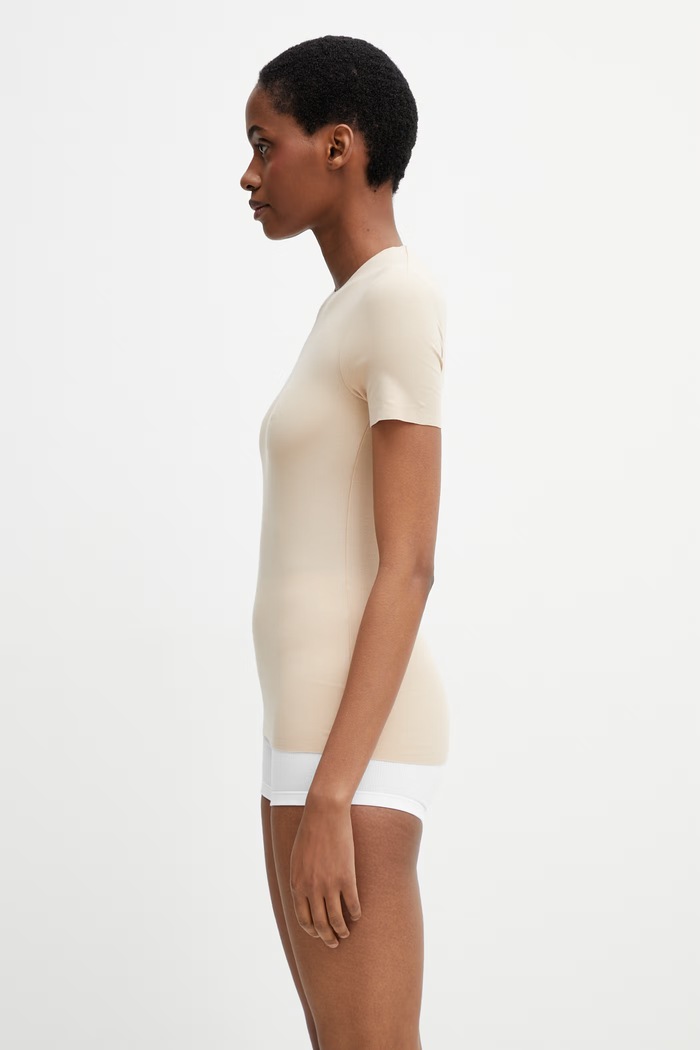 MM6 Maison Margiela Γυναικεία με βαμβάκι MKM300040 μπεζ SS26