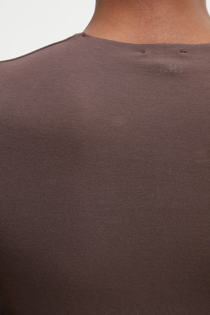 MM6 Maison Margiela Γυναικεία με βαμβάκι καφέ MKM300040