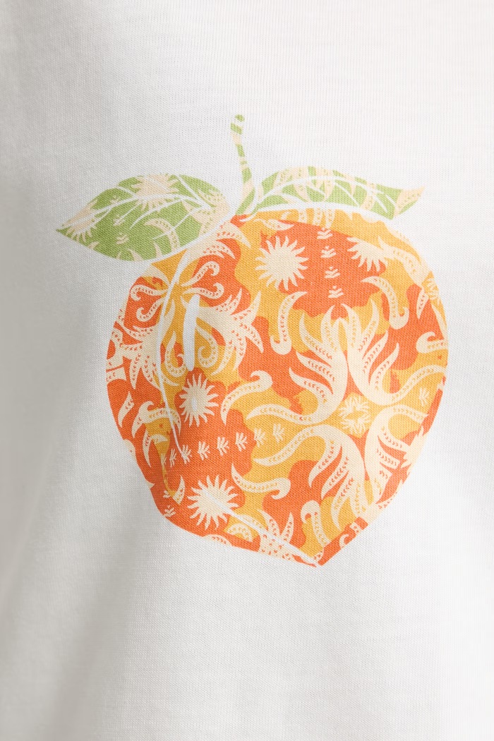 Never Fully Dressed t-shirt da donna in cotone NFDTO2216 bianco
