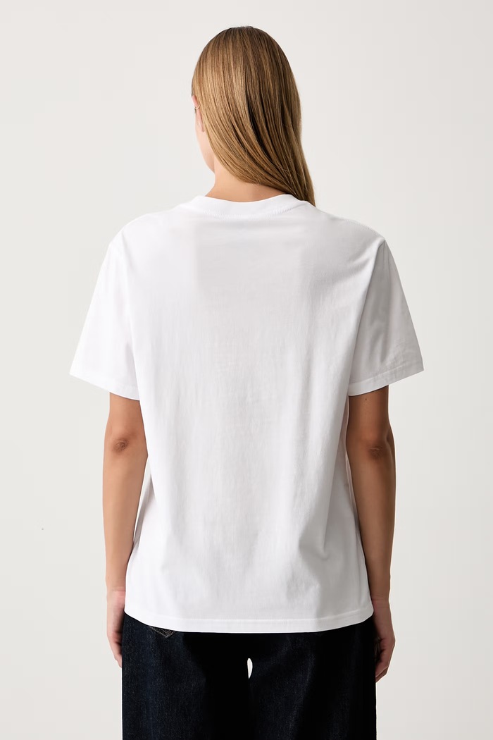 Odzież P.E Nation T-shirt damski bawełniany 262T136 biały