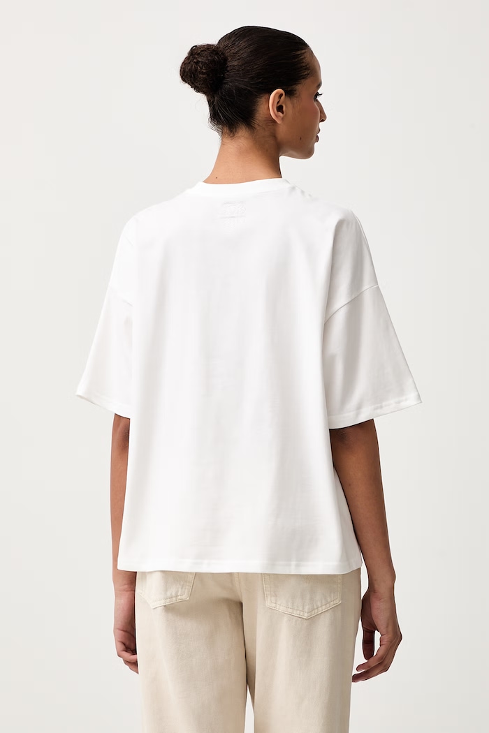 Oblečenie Never Fully Dressed tričko dámske bavlnené NFDTO2215 biela