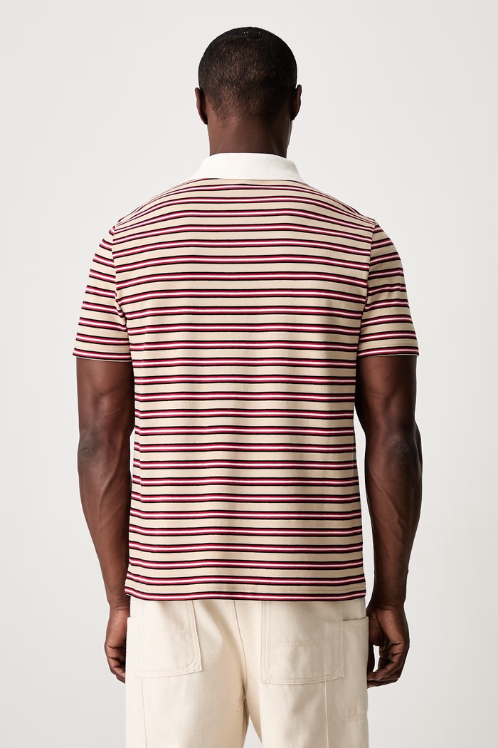 Odzież A.P.C. polo bawełniane męskie COHMZ.H26565 beżowy