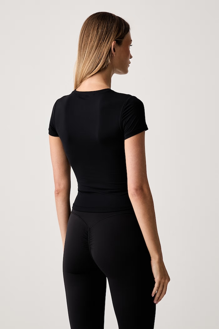 Abbigliamento Le Privé t-shirt da donna SOFTSKIN TOP LP00730 nero