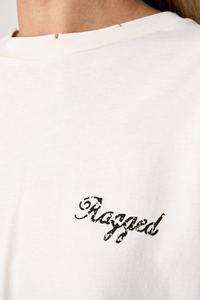 The Ragged Priest T-shirt damski bawełniany RPSS261048JS beżowy