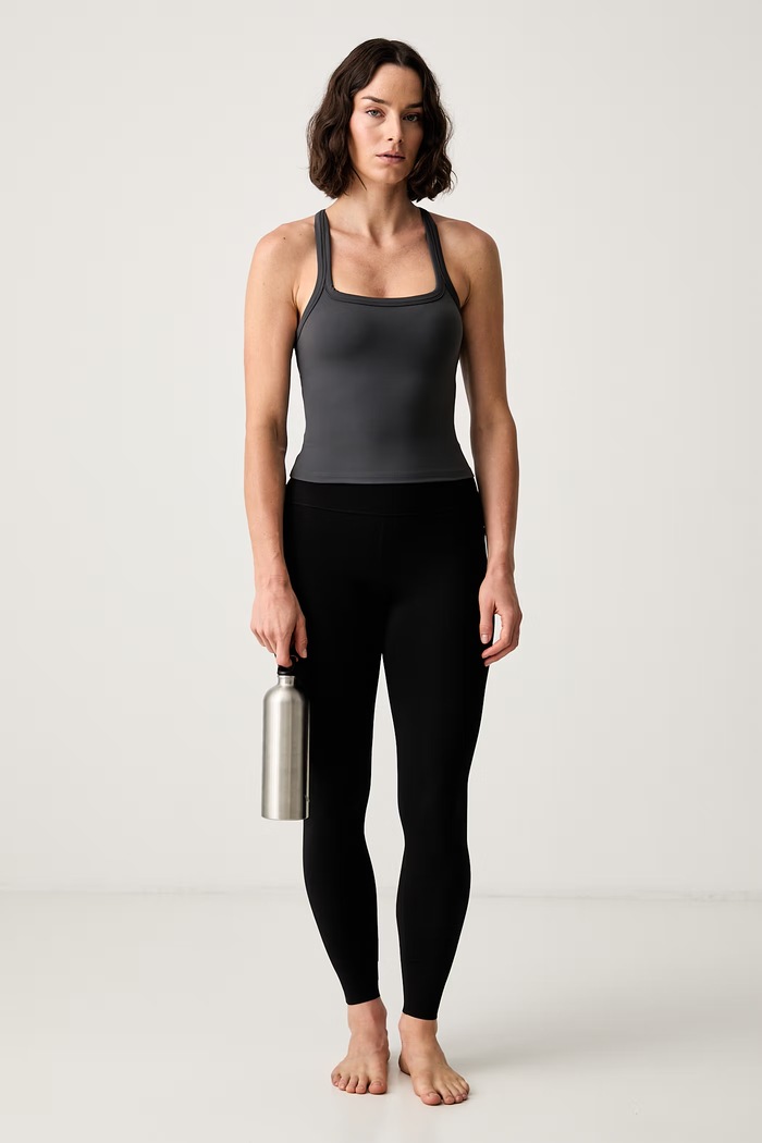 JOYINME top do jogi damski cross.back.top szary SS26