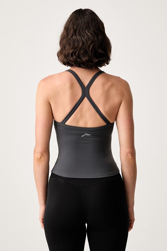Odzież JOYINME top do jogi damski cross.back.top szary