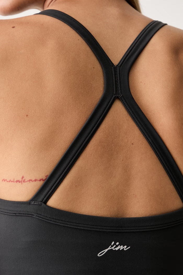 JOYINME top do jogi damski cross.back.top szary