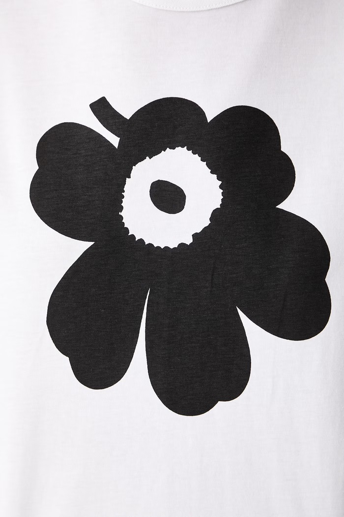 Marimekko T-shirt damski bawełniany 094087 biały
