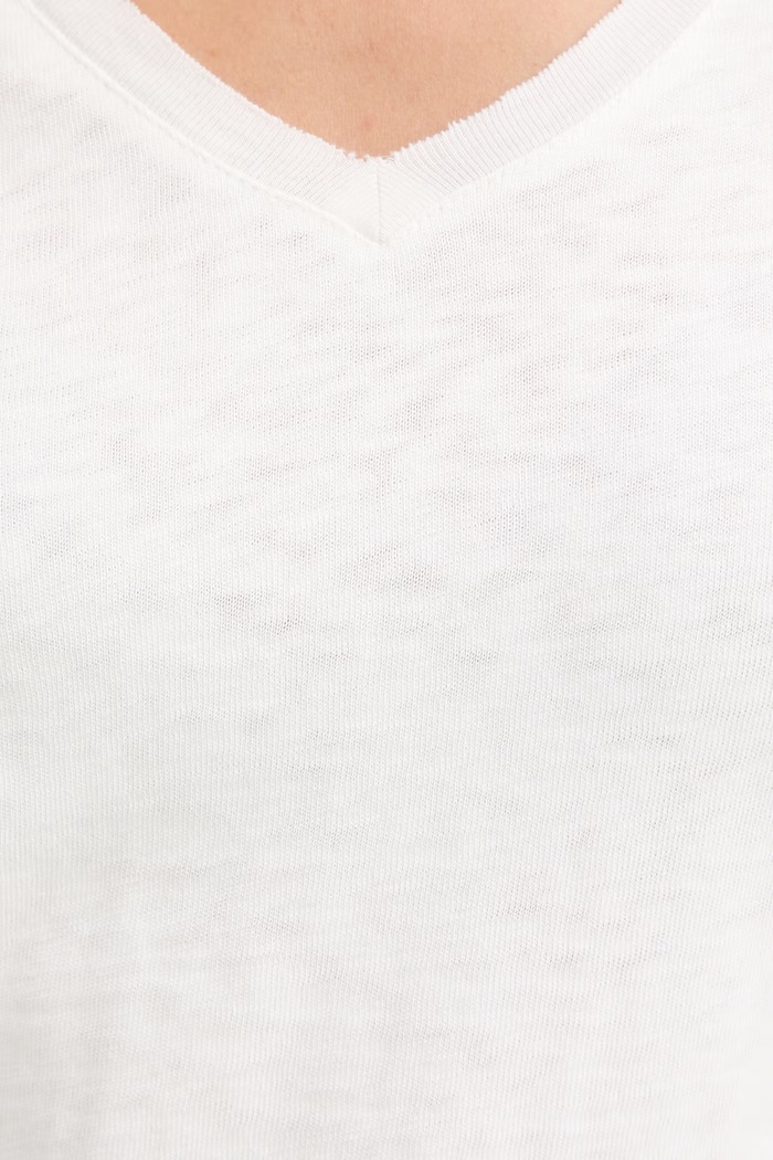 Marc O'Polo T-shirt damski bawełniany 5000006280 biały