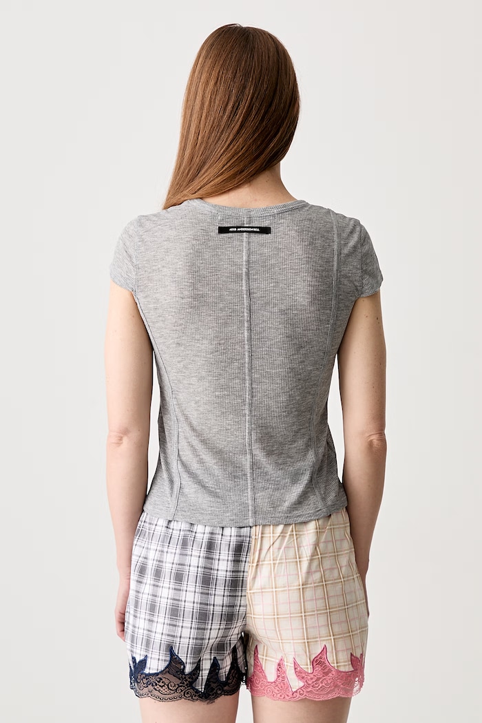 Andersson Bell Upside-down Layered t-shirt γυναικείο γκρί atb1556w