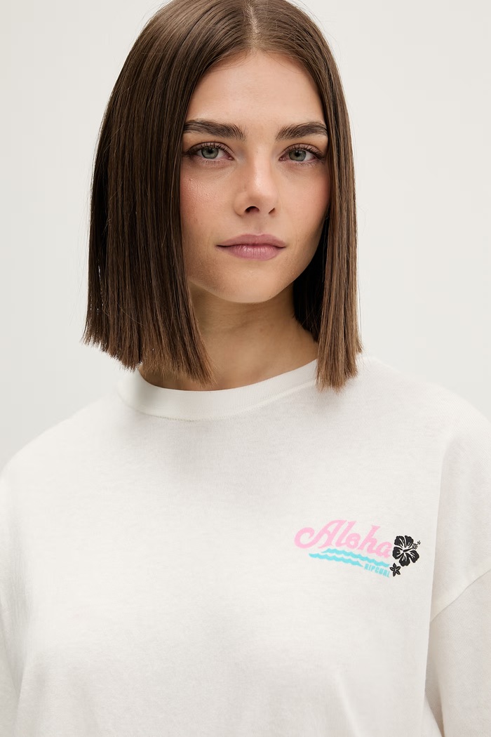 Rip Curl tričko dámské bavlněné béžová 0N3WTE