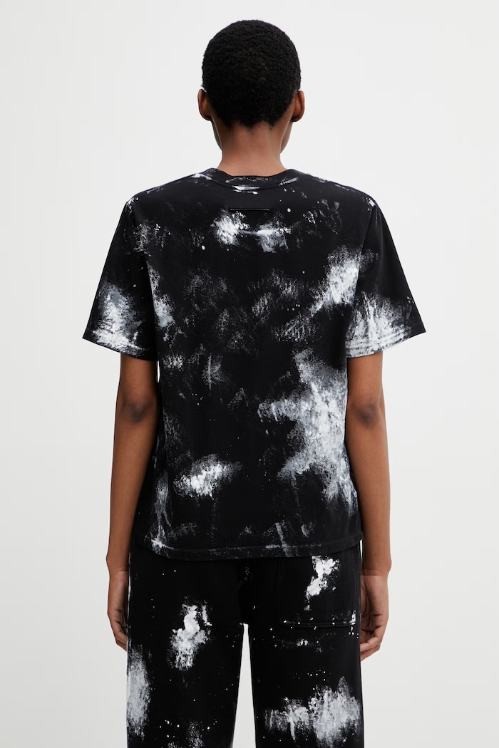 Clothing MM6 Maison Margiela Women's cotton t-shirt S62GD0217.M20048 black