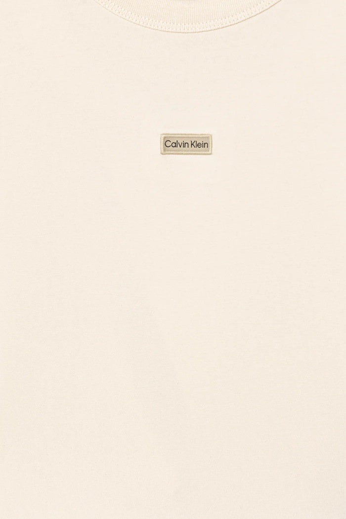 Fete Calvin Klein Jeans tricou copii IG0IG03063.128.176.PPY2 bej