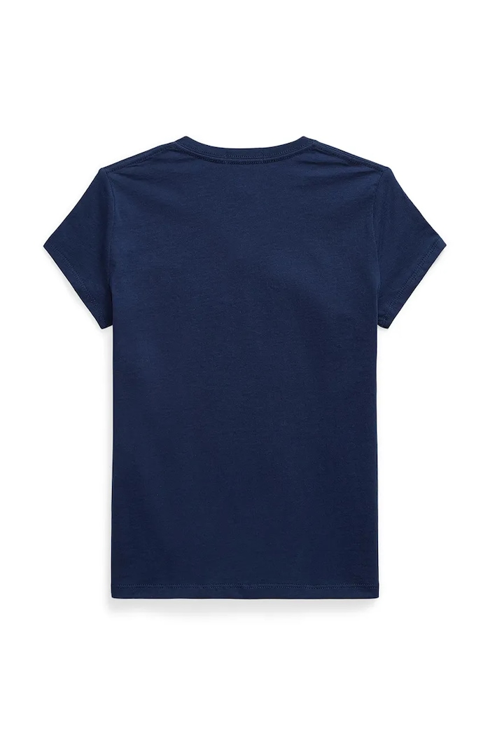 Polo Ralph Lauren t-shirt bawełniany dziecięcy 313A10636002 granatowy SS26