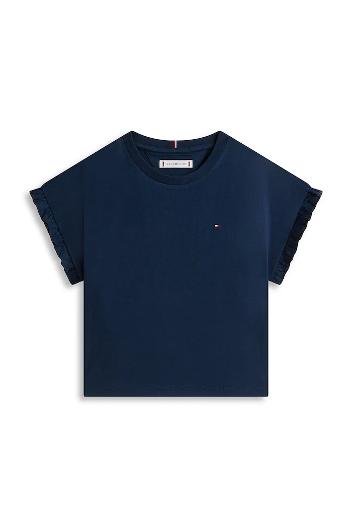 Tommy Hilfiger tričko detské s bavlnou KG0KG08970.128.176.PPY2 tmavomodrá SS26