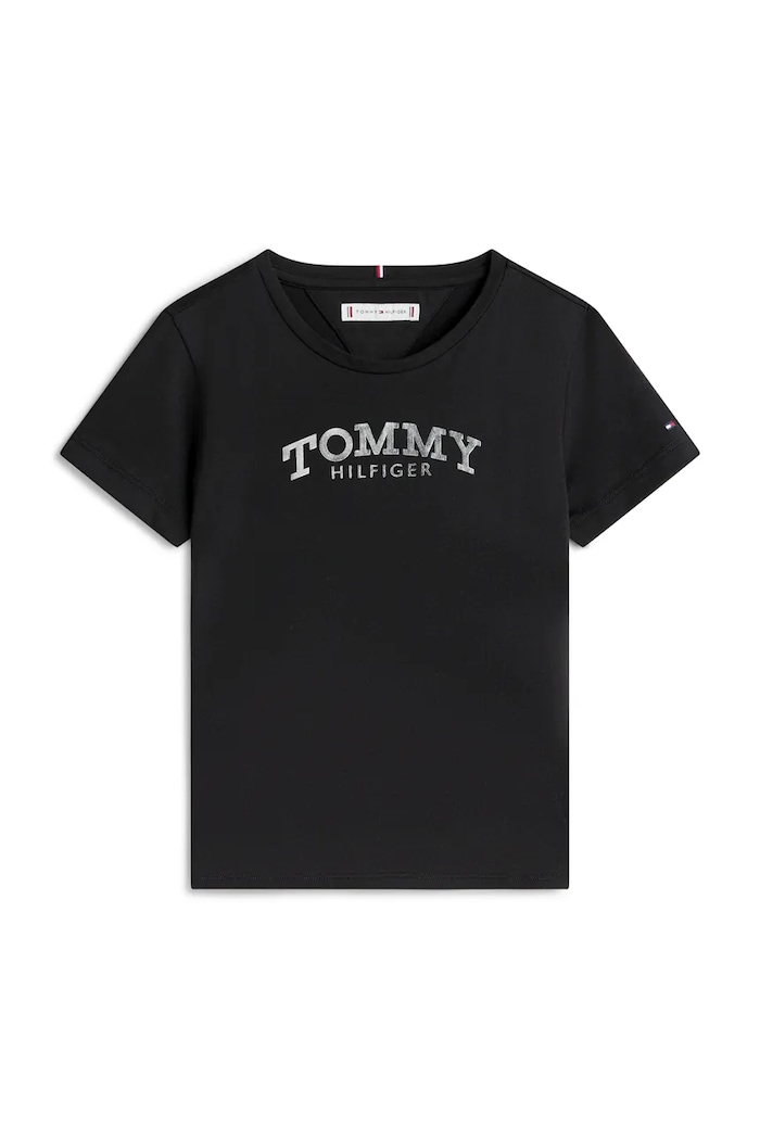 Tommy Hilfiger gyerek póló KG0KG08974.128.176.PPY2 fekete SS26