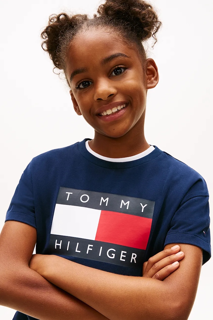 Detské tričko Tommy Hilfiger KG0KG09289.128.176.PPY2 tmavomodrá