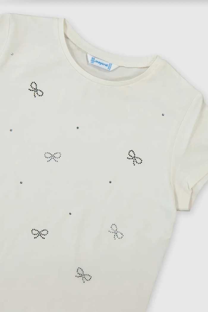 Mayoral tricou copii bej 854.8D.Junior.PPY2