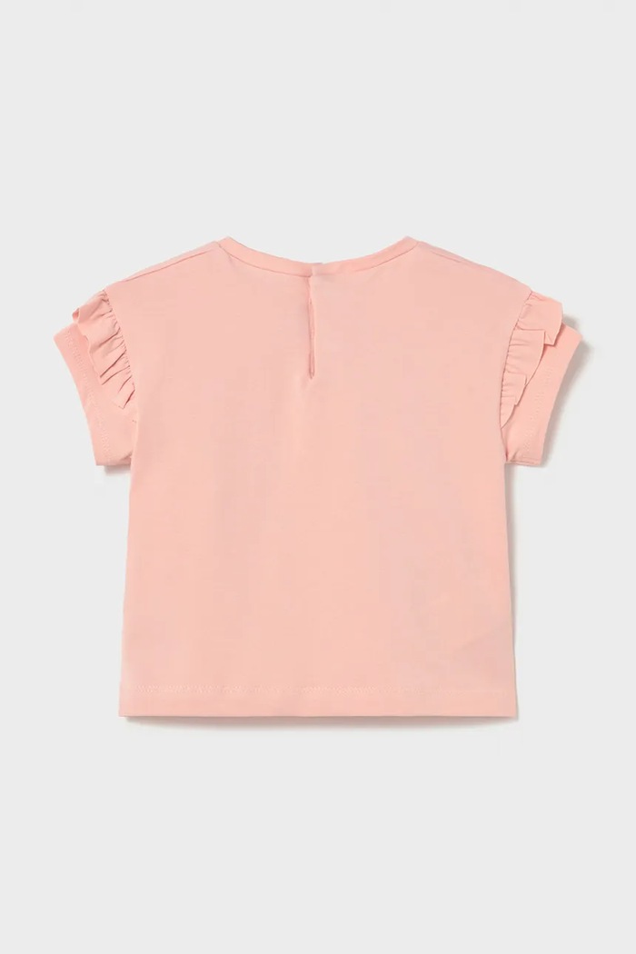 Dětské tričko Mayoral 1080.4E.Baby.PPY2 růžová SS26