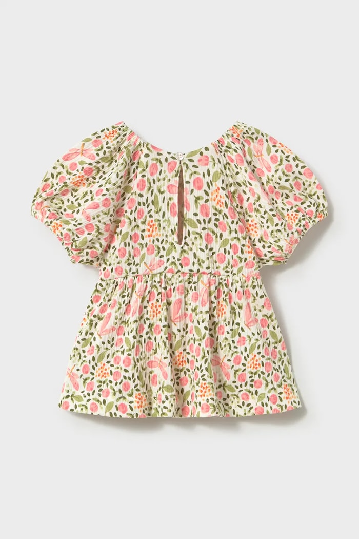 Detské tričko Mayoral 1105.4E.Baby.PPY2 biela SS26