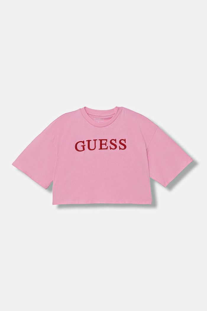 Guess gyerek pamut póló pamut rózsaszín J6RI11.KCNQ4.PPY2
