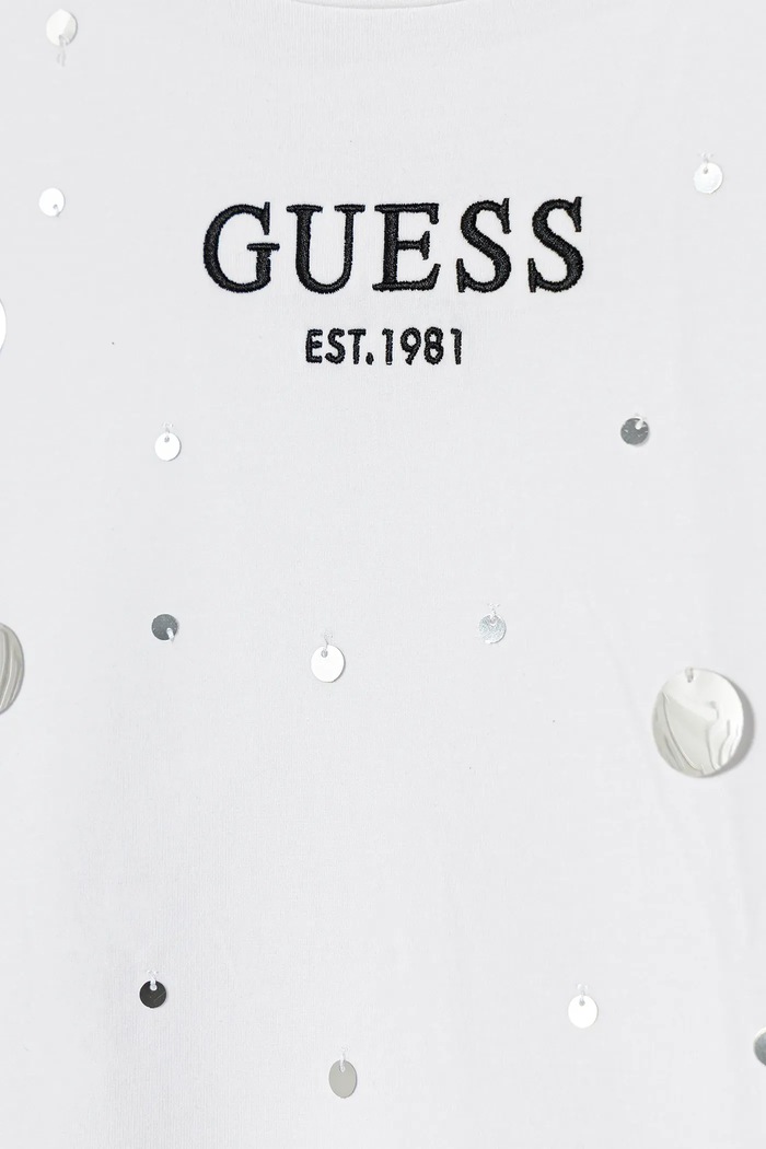 Lány Guess gyerek póló J6RI12.J1314.PPY2 fehér