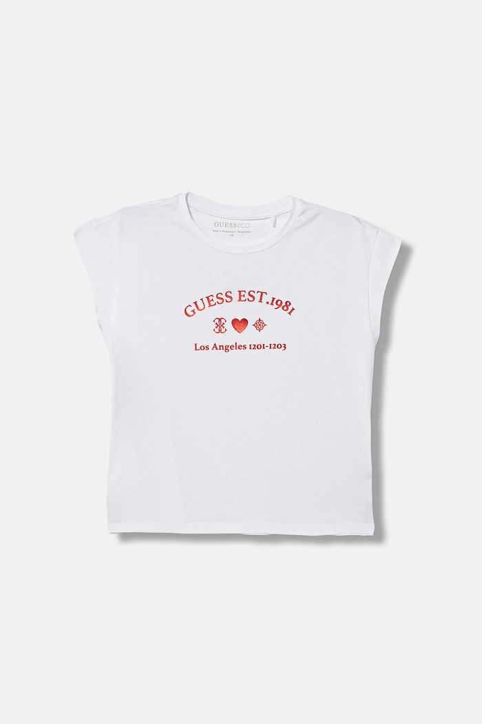 Guess gyerek póló elasztánnal fehér J6RI20.K6YW4.PPY2