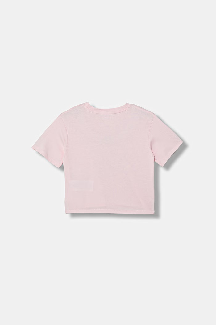 Guess t-shirt bawełniany dziecięcy J6RI22.K8HM4.PPY2 różowy SS26